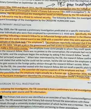 FBI's Crossfire Hurricane Investigation thumbnail