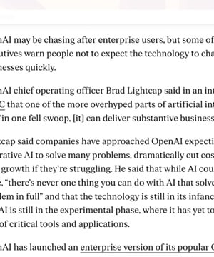 AI's Impact on the Workforce thumbnail
