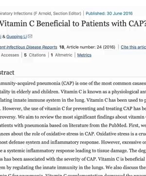 Vitamin C and Respiratory Health thumbnail