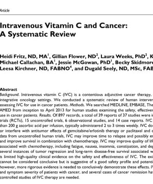 Intravenous Vitamin C thumbnail