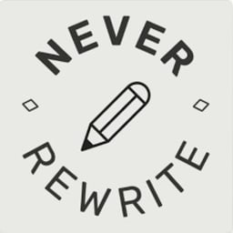Never Rewrite logo